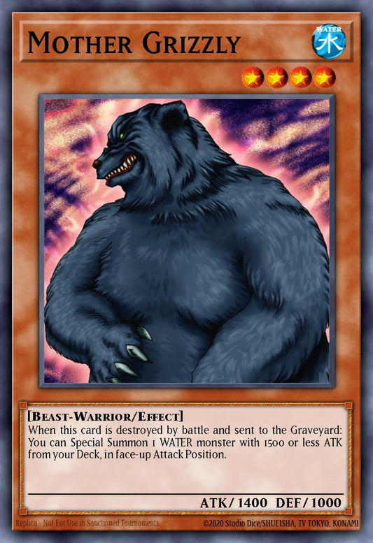 (237) YuGiOh TCG LCYW: Legendary Collection 3: Mega Pack Single: Mother Grizzly  Secret Rare