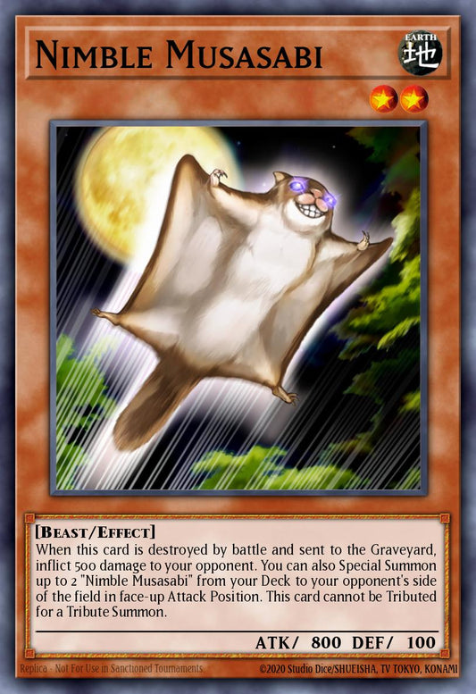 (086) YuGiOh TCG LODT: Light of Destruction Single: Nimble Musasabi (V.2 - Rare)  Rare