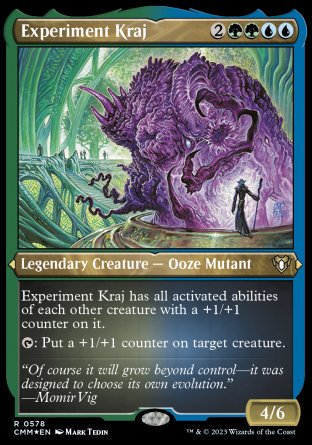 (578) Magic The Gathering Commander Masters: Extras Single: Experiment Kraj  Rare
