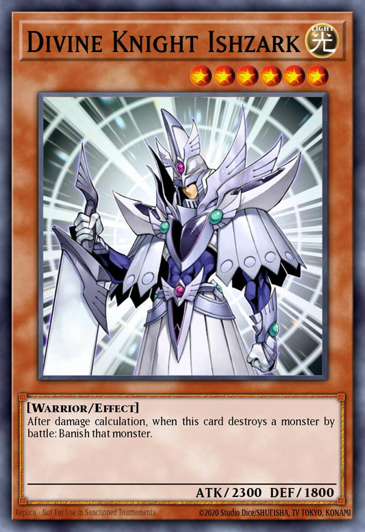 (091) YuGiOh TCG LODT: Light of Destruction Single: Divine Knight Ishzark (V.2 - Super Rare)  Super Rare