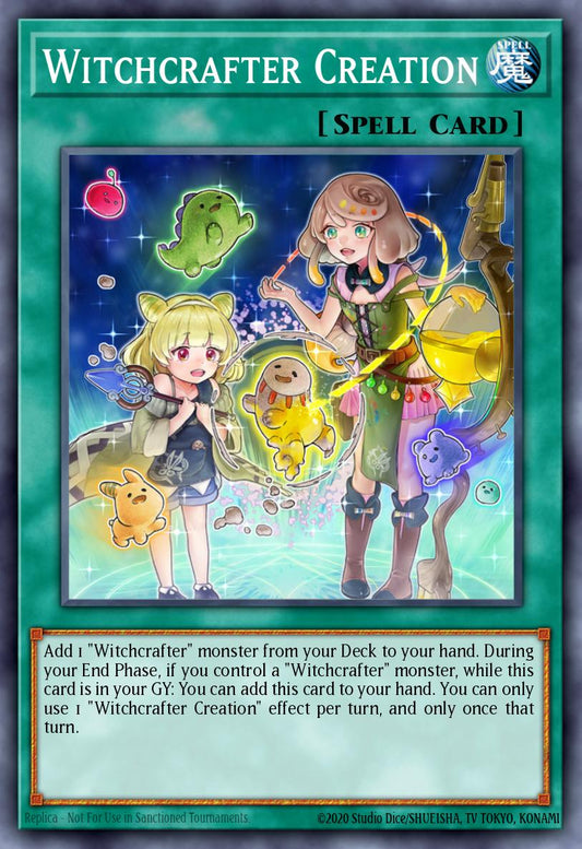 (096) YuGiOh TCG DUOV: Duel Overload Single: Witchcrafter Creation  Ultra Rare