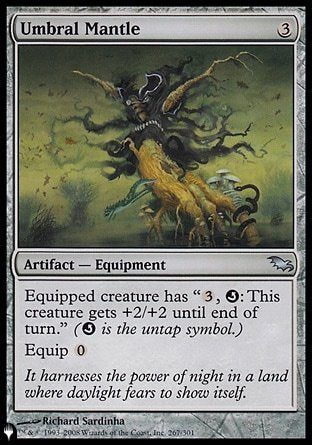 (267) Magic The Gathering The List Single: Umbral Mantle  Uncommon