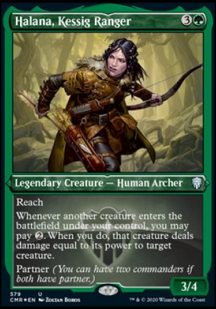 (579/361) Magic The Gathering Commander Legends: Extras Single: Halana, Kessig Ranger  Uncommon