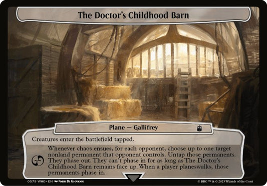 (579) Magic The Gathering Universes Beyond: Doctor Who Single: The Doctor's Childhood Barn  Common