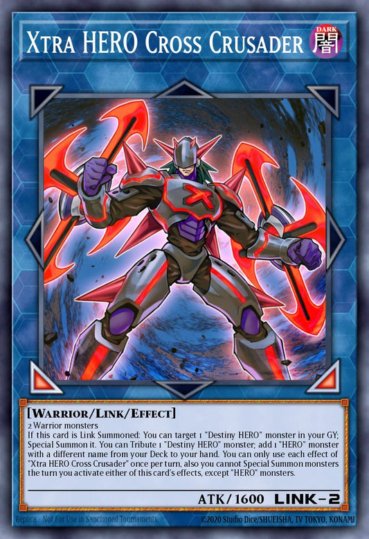 (070) YuGiOh TCG MP20: 2020 Tin of Lost Memories Mega Pack Single: Xtra HERO Cross Crusader  Common
