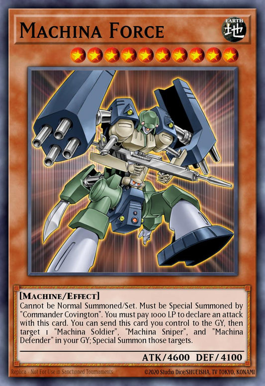 (171) YuGiOh TCG LCYW: Legendary Collection 3: Mega Pack Single: Machina Force  Secret Rare