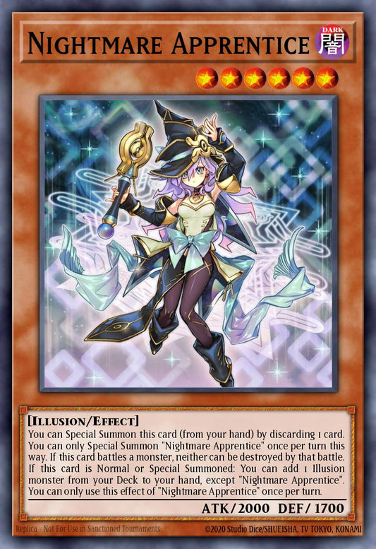 (029) YuGiOh TCG LEDE: Legacy of Destruction Single: Nightmare Apprentice (V.1 - Secret Rare)  Secret Rare