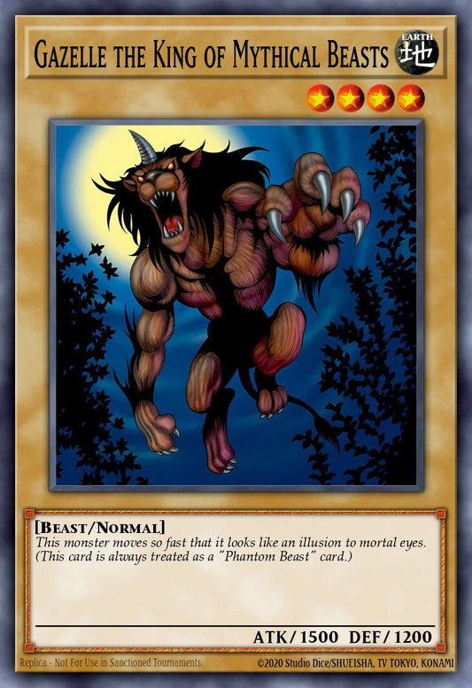 (071) YuGiOh TCG DB2: Dark Beginning 2 Single: Gazelle the King of Mythical Beasts  Common