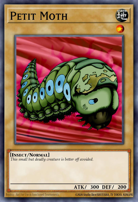 (111) YuGiOh TCG RA04: Quarter Century Stampede Single: Petit Moth (V.1 - Platinum Secret Rare)  Platinum Secret Rare