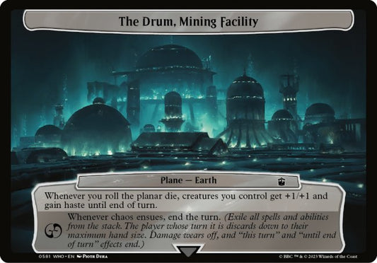 (581) Magic The Gathering Universes Beyond: Doctor Who Single: The Drum, Mining Facility  Common