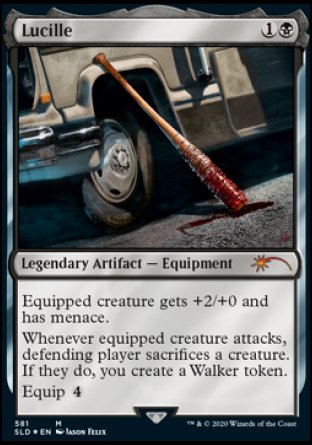(581) Magic The Gathering Secret Lair Drop Series Single: Lucille Holo Mythic
