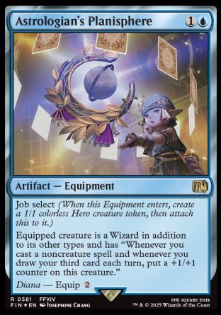 (581) Magic The Gathering Magic: The Gathering - FINAL FANTASY: Extras Single: Astrologian's Planisphere  Rare