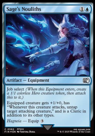 (582) Magic The Gathering Magic: The Gathering - FINAL FANTASY: Extras Single: Sage's Nouliths  Common