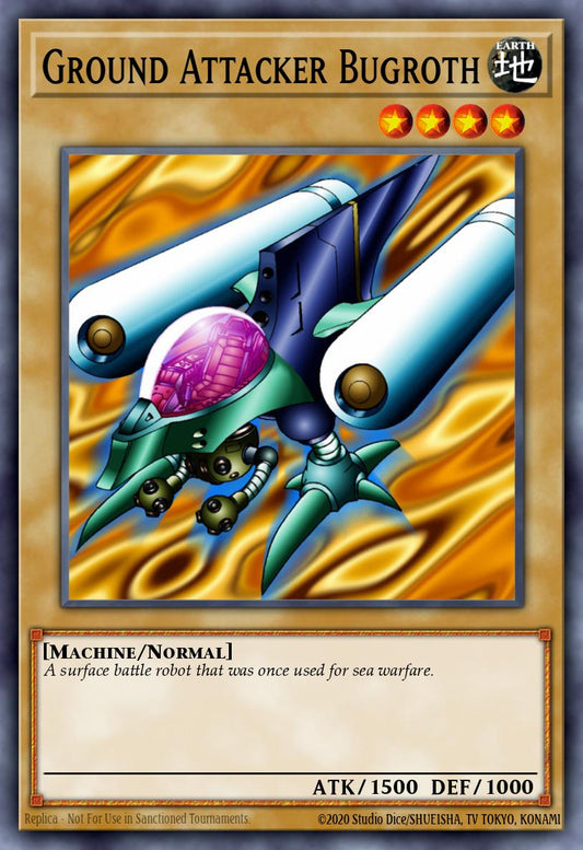 (022) YuGiOh TCG MRD: Metal Raiders Single: Ground Attacker Bugroth (V.1 - Common)  Common