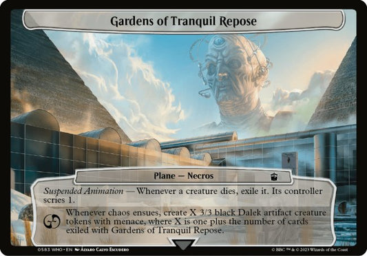 (583) Magic The Gathering Universes Beyond: Doctor Who Single: Gardens of Tranquil Repose  Common