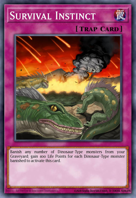 (167) YuGiOh TCG LCJW: Legendary Collection 4: Mega Pack Single: Survival Instinct  Common