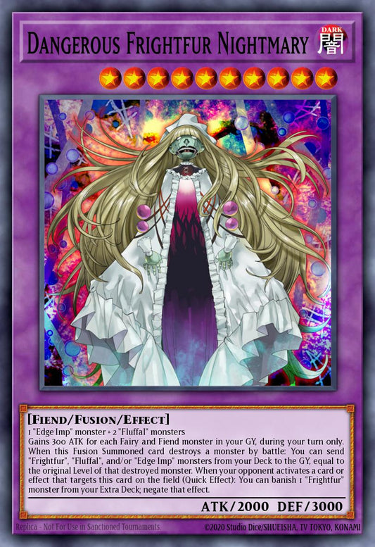 (038) YuGiOh TCG DUOV: Duel Overload Single: Dangerous Frightfur Nightmary  Ultra Rare