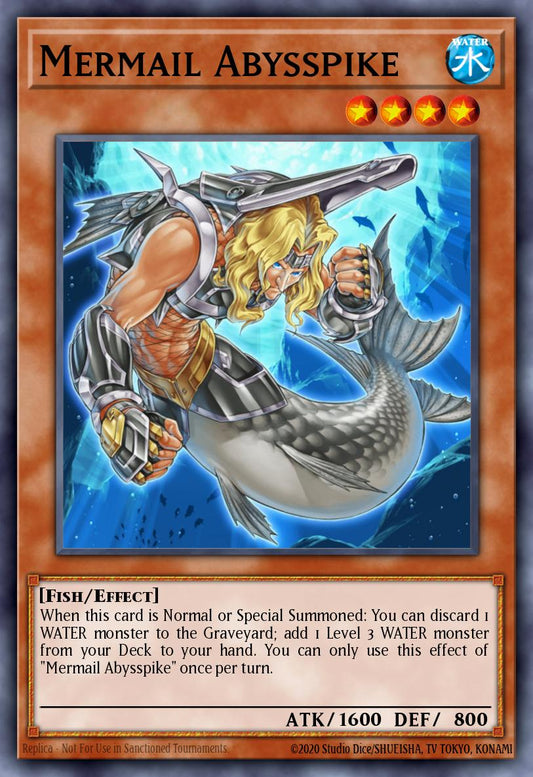 (012) YuGiOh TCG RA04: Quarter Century Stampede Single: Mermail Abysspike (V.7 - Ultimate Rare)  Ultimate Rare