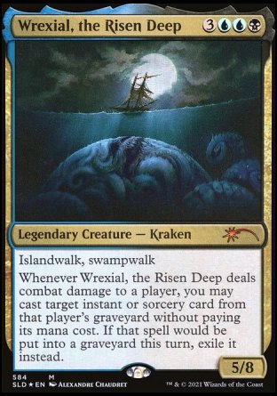 (584) Magic The Gathering Secret Lair Drop Series Single: Wrexial, the Risen Deep  Mythic