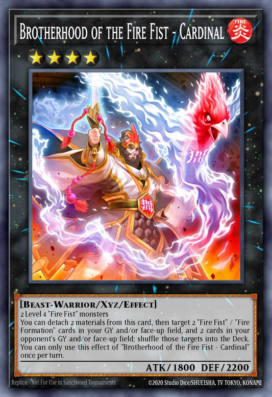 (031) YuGiOh TCG MP14: 2014 Mega-Tins Mega-Pack Single: Brotherhood of the Fire Fist - Cardinal  Secret Rare