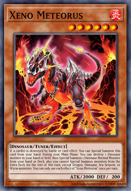 (001) YuGiOh TCG WISU: Wild Survivors Single: Xeno Meteorus (V.1 - Super Rare)  Super Rare