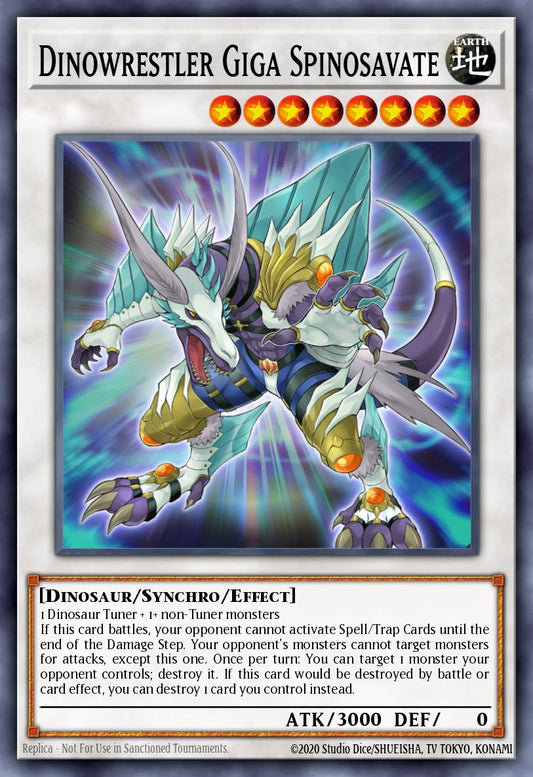 (066) YuGiOh TCG MP20: 2020 Tin of Lost Memories Mega Pack Single: Dinowrestler Giga Spinosavate  Common