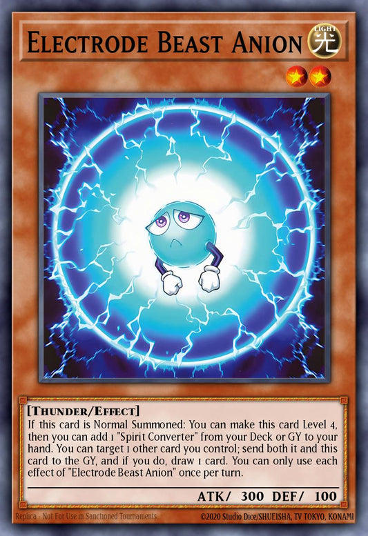 (033) YuGiOh TCG BLTR: Battles of Legend: Terminal Revenge Single: Electrode Beast Anion  Ultra Rare