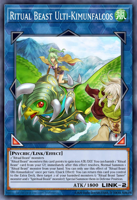 (092) YuGiOh TCG BLTR: Battles of Legend: Terminal Revenge Single: Ritual Beast Ulti-Kimunfalcos  Ultra Rare
