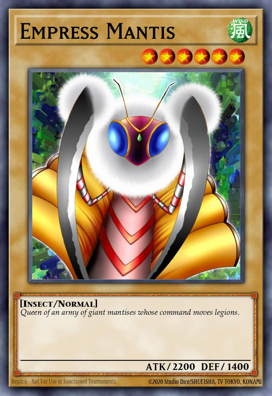 (019) YuGiOh TCG SBSC: Speed Duel: Scars of Battle Single: Empress Mantis  Common