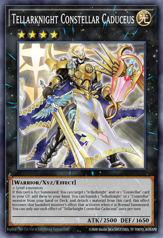 (344) YuGiOh TCG MP24: 25th Anniversary Tin: Dueling Mirrors Single: Tellarknight Constellar Caduceus  Common