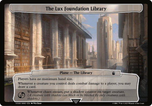 (588) Magic The Gathering Universes Beyond: Doctor Who Single: The Lux Foundation Library  Common