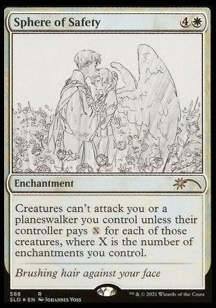 (588) Magic The Gathering Secret Lair Drop Series Single: Sphere of Safety Holo Rare
