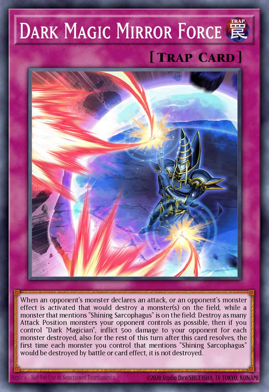 (069) YuGiOh TCG INFO: The Infinite Forbidden Single: Dark Magic Mirror Force  Super Rare