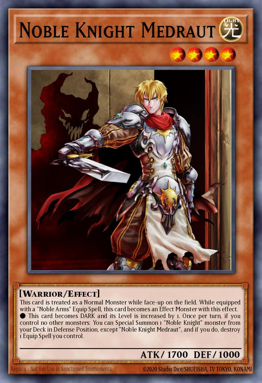 (205) YuGiOh TCG RA04: Quarter Century Stampede Single: Noble Knight Medraut (V.2 - Quarter Century Secret Rare)  Quarter Century Secret Rare