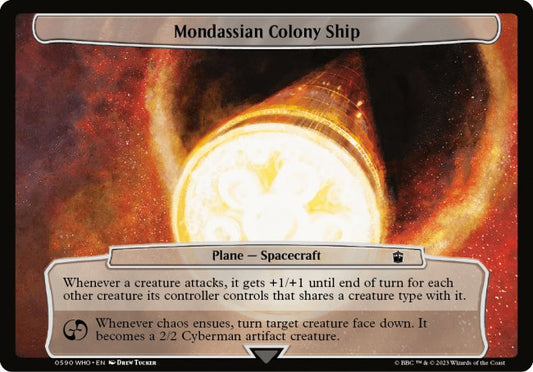(590) Magic The Gathering Universes Beyond: Doctor Who Single: Mondassian Colony Ship  Common