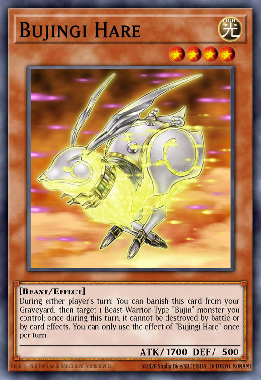 (211) YuGiOh TCG MP14: 2014 Mega-Tins Mega-Pack Single: Bujingi Hare  Super Rare
