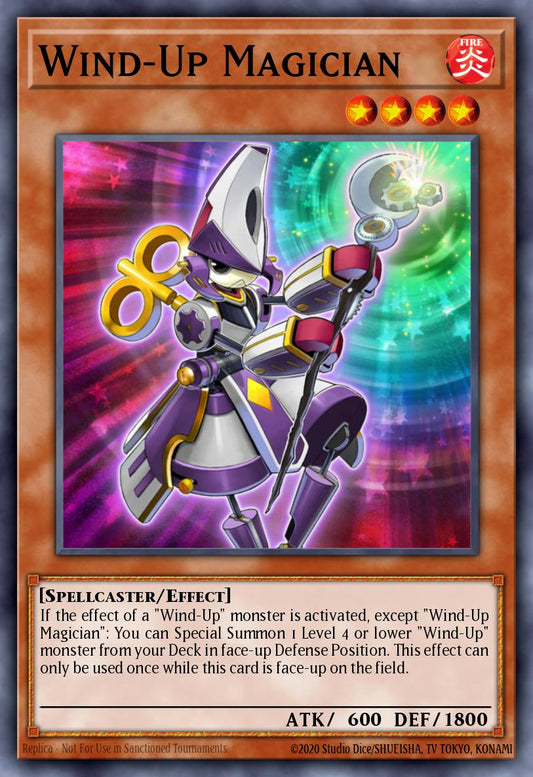 (153) YuGiOh TCG RA04: Quarter Century Stampede Single: Wind-Up Magician (V.2 - Quarter Century Secret Rare)  Quarter Century Secret Rare