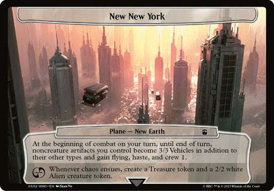 (592) Magic The Gathering Universes Beyond: Doctor Who Single: New New York  Common