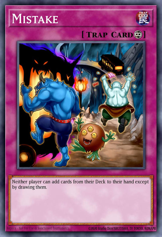 (077) YuGiOh TCG MAGO: Maximum Gold Single: Mistake  Rare