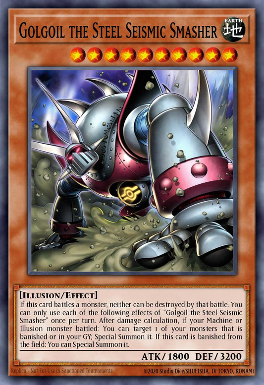 (026) YuGiOh TCG LEDE: Legacy of Destruction Single: Golgoil the Steel Seismic Smasher  Common