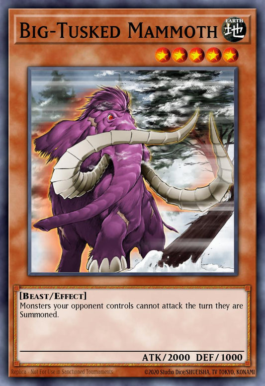 (013) YuGiOh TCG BPW2: Battle Pack 2: War of the Giants - Round 2 Single: Big-Tusked Mammoth  Super Rare