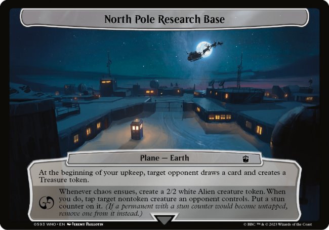 (593) Magic The Gathering Universes Beyond: Doctor Who Single: North Pole Research Base  Common