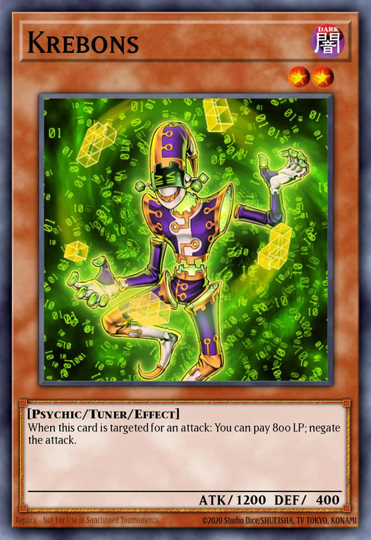 (201) YuGiOh TCG RA03: Quarter Century Bonanza Single: Krebons (V.1 - Platinum Secret Rare)  Platinum Secret Rare