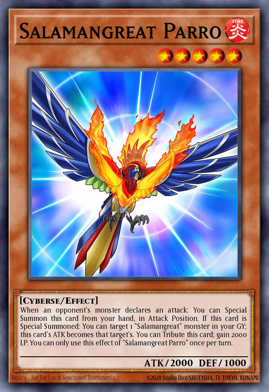 (003) YuGiOh TCG MP20: 2020 Tin of Lost Memories Mega Pack Single: Salamangreat Parro  Common