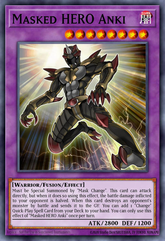 (011) YuGiOh TCG PGL2: Premium Gold 2 Single: Masked HERO Anki  Gold Secret Rare