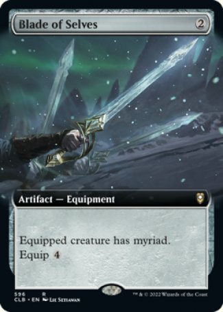 (596) Magic The Gathering Commander Legends: Battle for Baldur's Gate: Extras Single: Blade of Selves  Rare
