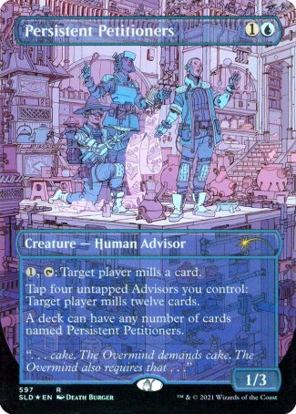 (597) Magic The Gathering Secret Lair Drop Series Single: Persistent Petitioners (V.2) Holo Rare