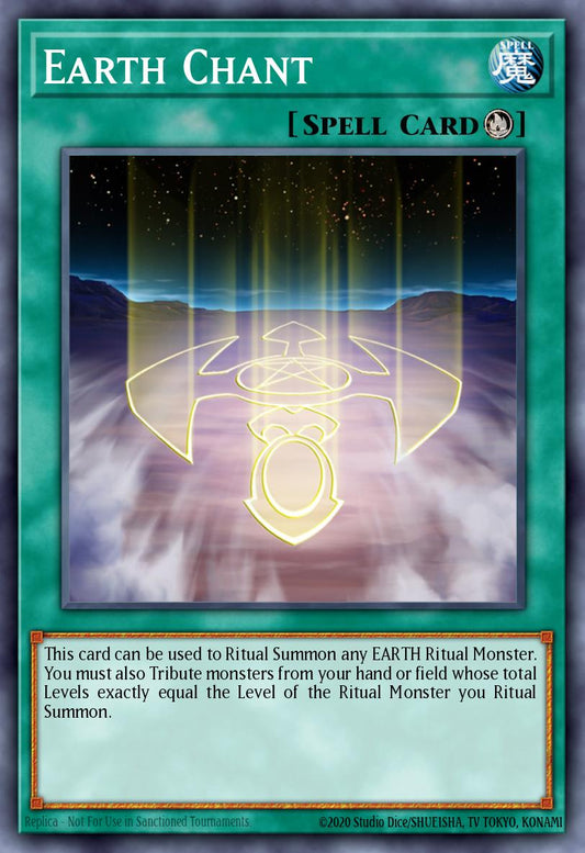(277) YuGiOh TCG LCYW: Legendary Collection 3: Mega Pack Single: Earth Chant  Common