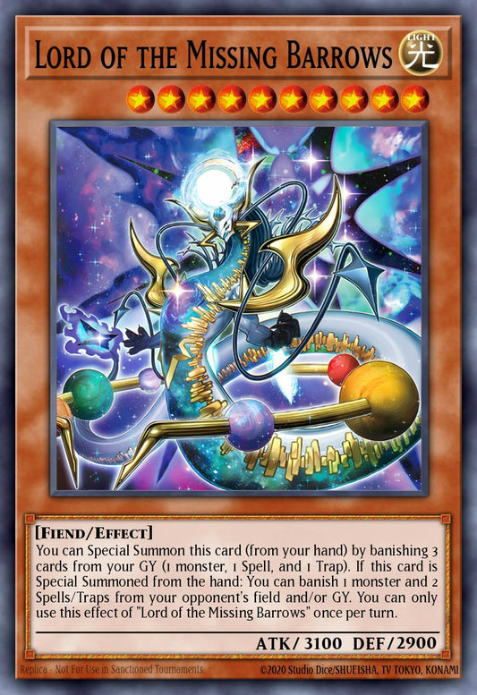 (023) YuGiOh TCG INFO: The Infinite Forbidden Single: Lord of the Missing Barrows  Super Rare