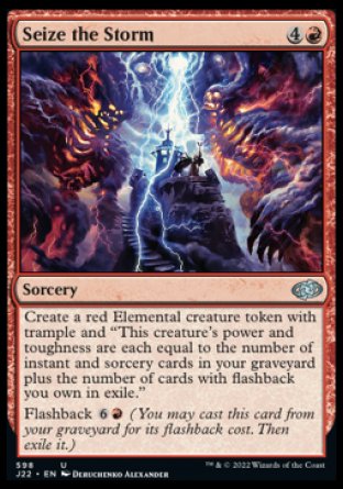 (598) Magic The Gathering Jumpstart 2022 Single: Seize the Storm  Uncommon
